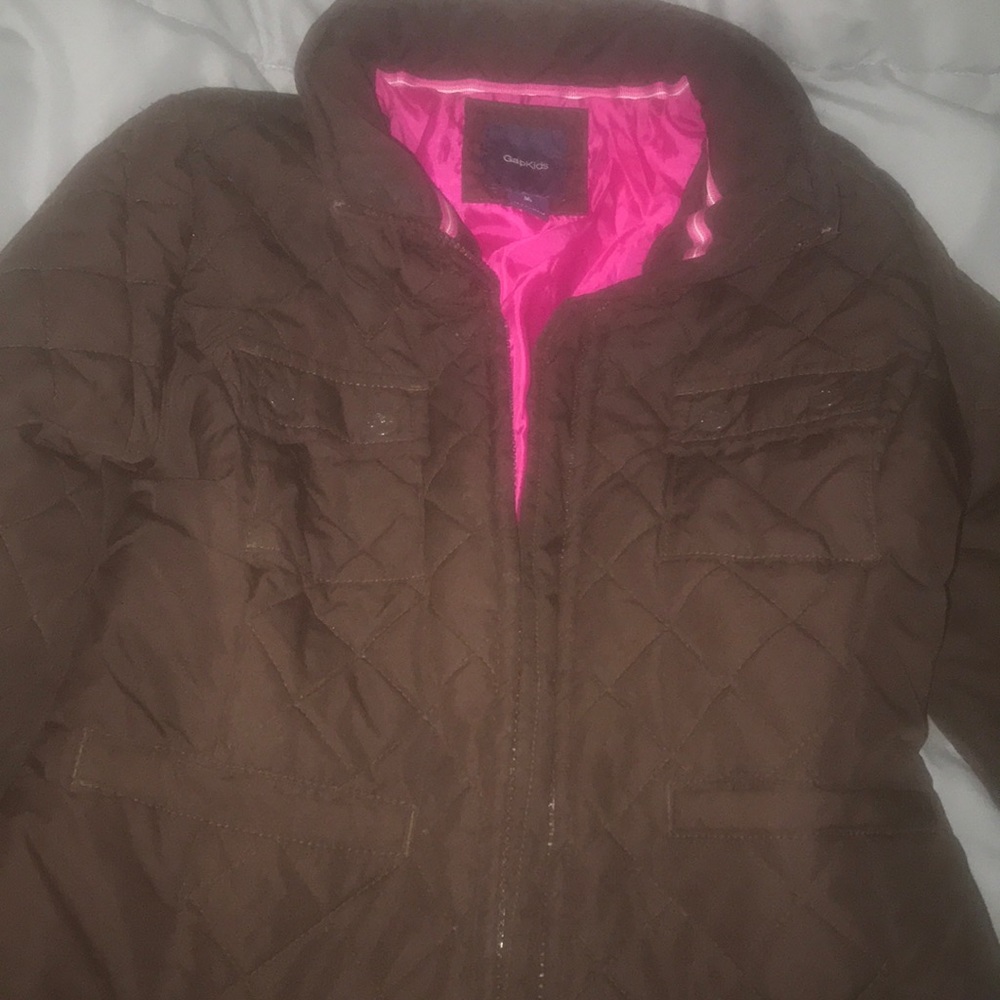 Brown Gap Kids Quilted Jacket